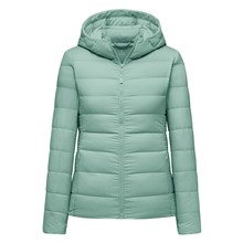 極輕羽絨連帽外套-女