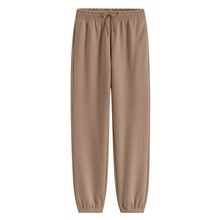 毛圈寬鬆束口長褲-女