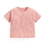 竹節棉寬鬆動物印花T恤-童