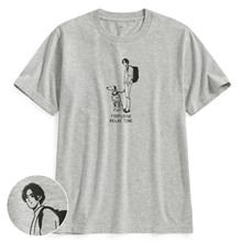 人物印花T恤-男