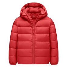 極輕羽絨連帽外套-童