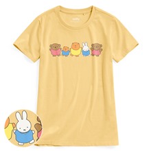 Miffy and Friends印花T恤-03-女