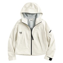 防水機能撞色寬版外套-女