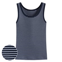 羅紋條紋背心-女