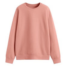 Fleece寬版圓領上衣-女