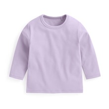 磨毛羅紋圓領長袖T恤-Baby