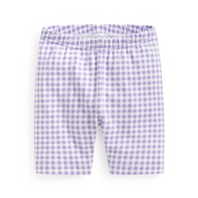 彈力格紋五分內搭褲-Baby