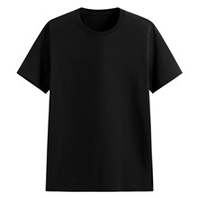 純棉圓領T恤-男