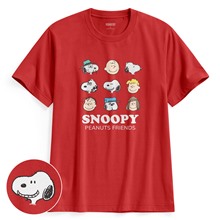 史努比系列印花T恤-08-男