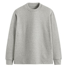 柔軟磨毛圓領T恤-男