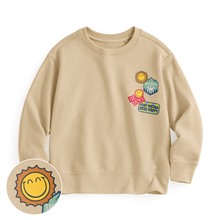 SmileyWorld®毛圈印花圓領衫-08-童