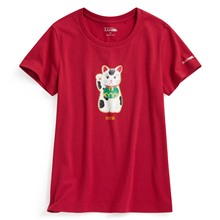 大人的圖鑑印花T恤-01-女