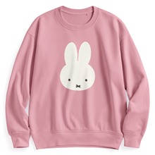 Miffy毛圈寬版印花圓領衫-01-女