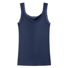 羅紋蕾絲背心-女