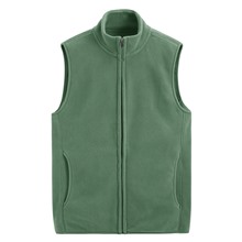 Fleece立領背心-男