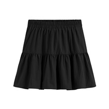 鬆緊腰頭蛋糕褲裙-女