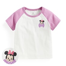 迪士尼系列純棉拉克蘭袖印花T恤-Baby