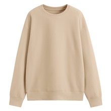 Fleece寬版圓領上衣-女