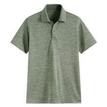 吸排無側縫網眼polo衫-男