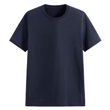 純棉圓領T恤-男