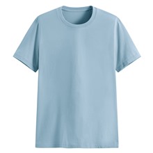 純棉圓領T恤-男