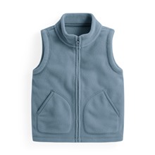 Fleece立領背心-童