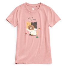 LINE FRIENDS印花T恤-04-女