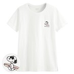 史努比系列竹節棉電繡T恤-女
