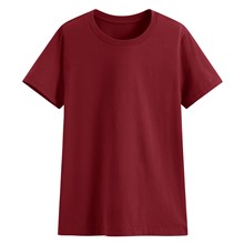 純棉圓領T恤-女