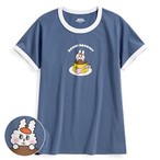 Bunni Konbiny羅紋配色印花T恤-04-女