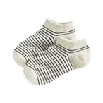 條紋踝襪-女