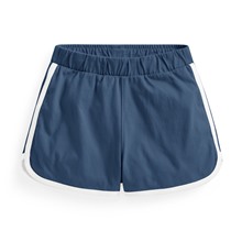 純棉滾邊鬆緊短褲-童