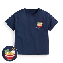 竹節棉美食印花T恤-童