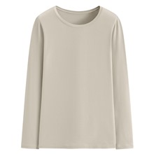 heatup圓領長袖上衣-女