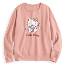 三麗鷗刷毛印花圓領衫-07-女