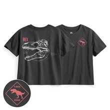 Jurassic World寬版印花T恤-01-童