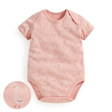 純棉羅紋動物印花包臀衣-Baby