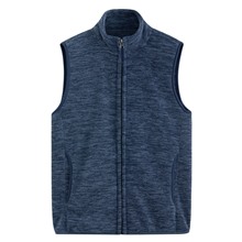 Fleece立領背心-男