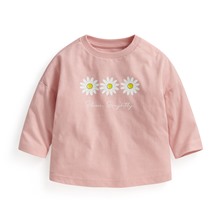 竹節棉寬鬆印花T恤-02-Baby