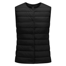 極輕羽絨輕薄型背心-女