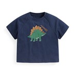 竹節棉寬鬆恐龍印花T恤-Baby