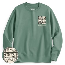 航海王刷毛印花圓領衫-01-男