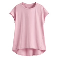 柔滑棉連袖抽皺上衣-女