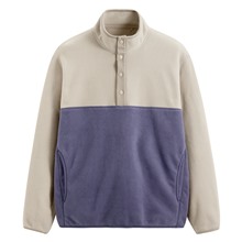 Fleece半開襟上衣-男