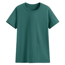 純棉圓領T恤-女