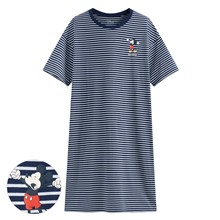 迪士尼系列莫代爾條紋家居洋裝-女