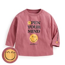 SmileyWorld®竹節棉寬鬆印花T恤-Baby