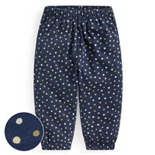 竹節棉印花束口褲-Baby