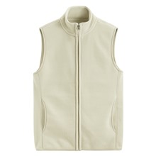 Fleece立領背心-男