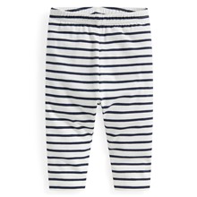 彈力條紋九分內搭褲-Baby